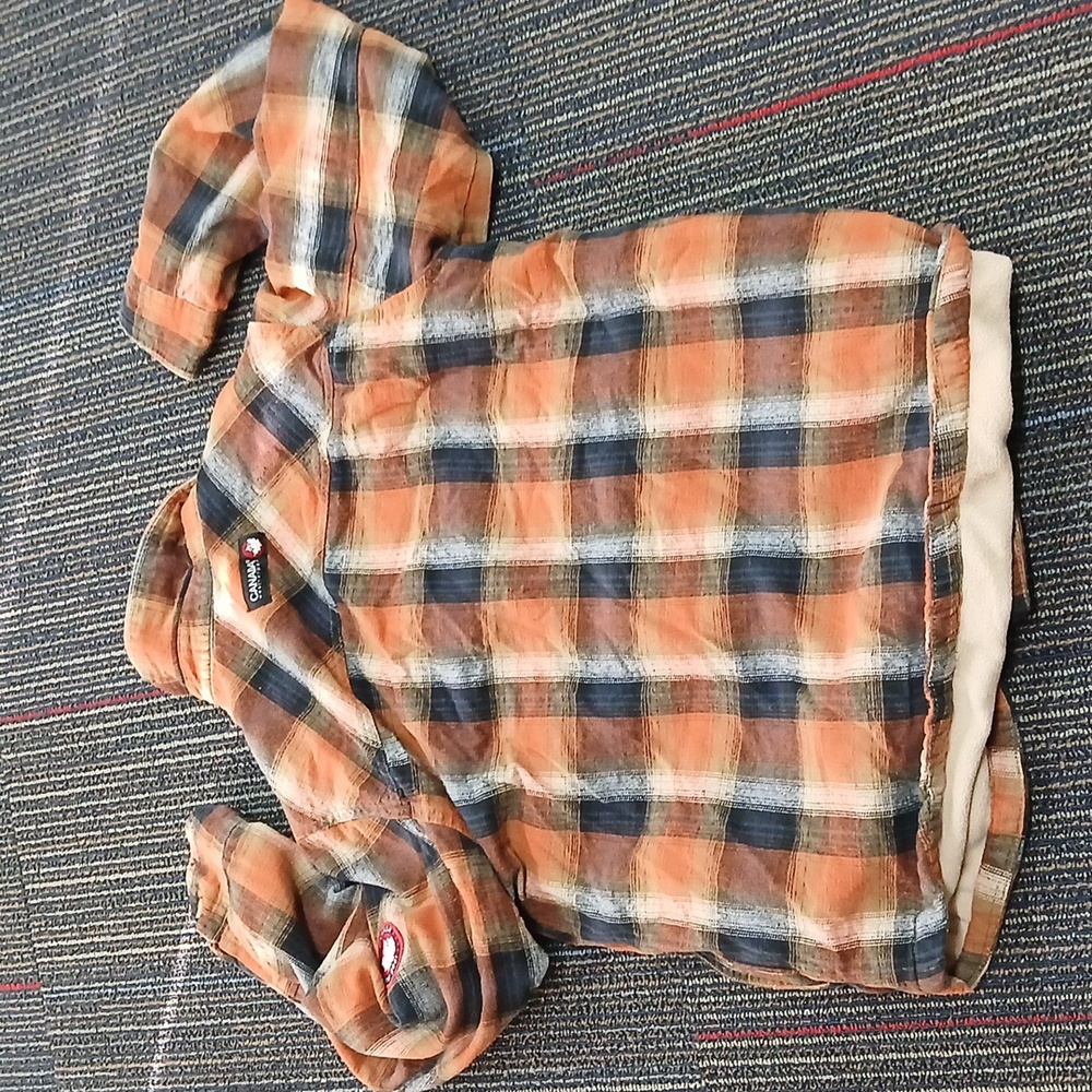 🍁Canada Weather Gear Plaid Flannel Shirt Jacket/shacket Size Medium - Picture 8 of 9